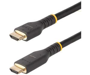 StarTech Cable HDMI 2.0 Activo Resistente 10m, 4K 60Hz, Ethernet, Negro | HDR10 y audio de 32 canales con Atmos, Ancho de banda 18Gbps, HDCP 2.2, ARC, CEC, BT.2020, Conectores chapados en oro