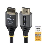 StarTech Cable HDMI 2.0 Certificado Premium de Alta Velocidad de 1,5m - 4K 60Hz/