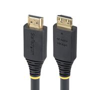 StarTech Cable HDMI 6,1m con Conectores de Agarre - 4K 60Hz UHD - Negro | Conectores chapados en oro, Cubierta de TPE conforme con RoHS, Blindaje trenzado, Hasta 18Gbps