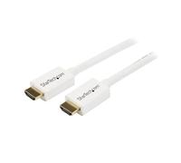StarTech.com Cable HDMI de alta velocidad de 5m - Macho a Macho - CL3 Instalación en Pared - Ultra HD 4k x 2k - Blanco ( HD3MM5MW )