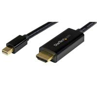 StarTech Cable Mini DisplayPort a HDMI 1m, 4K UHD, Negro