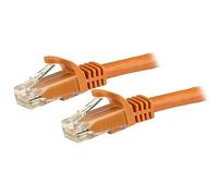 StarTech Cable Red Cat6 5m Snagless RJ45 100W PoE Naranja (N6PATC5MOR)