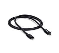 StarTech.com Cable Thunderbolt 3 Pasivo de 1m - 20Gbps - PD 100W - Vídeo 4K - Cable Thunderbolt - Certificado Thunderbolt - Compatible con USB4 / Modo Alt DP - Thunderbolt 4 - USB 3.2 - USB-C