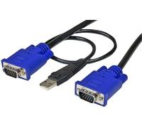 STARTECH Cable Ultra Fino USB KVM, 4.5m, Negro