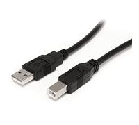 StarTech Cable USB 2.0 Activo 9m - USB-A a USB-B M/M - Negro (USB2HAB30AC) | Ideal para impresoras y periféricos, Chip ecualizador para mayor alcance