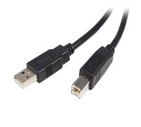StarTech.com Cable USB de 5m para Impresora - 1x USB A Macho - 1x USB B Macho - Adaptador Negro