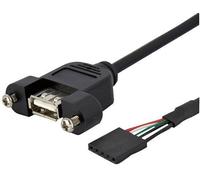 STARTECH Cable USB A 2.0 Hembra a Conector de 5 Pines para Placa, 0.9m