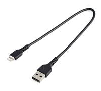StarTech.com Cable USB-A a Lightning Resistente de 30 cm - de Color Negro