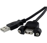 Startech Cable USB A Macho a Hembra para Panel 0,3m