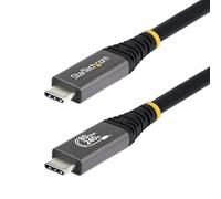 StarTech Cable USB4 USB-C 50cm, 80Gbps, 240W, 8K120Hz DP2.1, Negro
