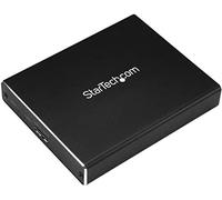 StarTech.com Caja de Dos Bahías M.2 NGFF - USB 3.1 (10Gbps) - RAID - Caja Externa USB-C y USB-A de Aluminio ( SM22BU31C3R )