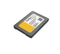StarTech Caja Adaptadora SATA de 2,5 Pulgadas a SSD mSATA, Mini PCIe SATA | Compatible con SATA I, II y III, Hasta 6, 0 Gbps, Ideal para instalar SSD mini SATA en bahias de 2, 5 pulgadas