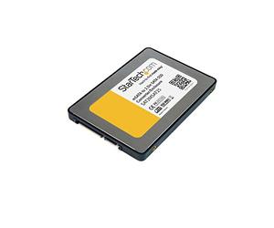 StarTech Caja Adaptadora SATA de 2,5 Pulgadas a SSD mSATA, Mini PCIe SATA | Compatible con SATA I, II y III, Hasta 6, 0 Gbps, Ideal para instalar SSD mini SATA en bahias de 2, 5 pulgadas