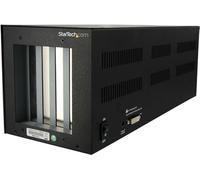 StarTech Caja de expansión PCI Express – 2 PCI y 2 PCIe, Metal, 137 x 382 x 143 mm, Negro