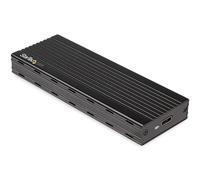 StarTech Caja M.2 NVMe para SSD, USB-C 10Gbps, 1GB/s, Aluminio (M2E1BMU31C) | Compatible con UASP y PCIe 3.0, Ventilación para disipación del calor, Ideal para copia de seguridad
