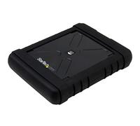 StarTech Caja Robusta SSD/HDD SATA 2,5in USB 3.0 IP54 UASP (S251BRU33) | Clasificación militar MIL-STD-810G, Resistente al agua y al polvo, Antigolpes