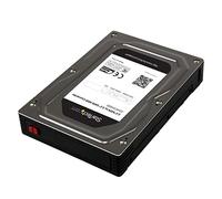 StarTech Caja SATA para HDD/SSD de 2,5 a 3,5in, 12,5mm (25SAT35HDD) | Convertidor de disco duro externo, Diseño sin herramientas, Bahía estándar de 3, 5 pulgadas