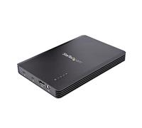 StarTech Caja Thunderbolt 3 de 4 Bahías M.2 NVMe SSD, 40Gbps (M2E4BTB3) | 1 puerto de vídeo DisplayPort y 2 Thunderbolt 3, Fuente de alimentación de 72W, Admite RAID por software