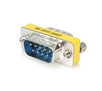 StarTech Adaptador GC9SM DB9M a DB9M Slimline macho a macho RS232