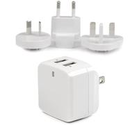StarTech Cargador de Pared USB de 2 Puertos para Viajes, Blanco