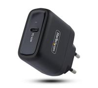 StarTech Cargador USB-C 65W para Ordenador Portátil - Cargador GAN Compacto Tipo C de Pared para DELL, XPS, HP ProBook, MacBook, Microsoft Surface - Negro