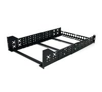 StarTech.com Carriles para Rack de Servidores 3U Universales, Carriles para Armario de Servidores con Profundidad Ajustable -Carriles Universales para Rack de 19", Carriles 3U TAA (UNIRAILS3U)