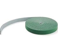 StarTech Cinta Sujetacables de Gancho y Bucle 15,2m - Verde (HKLP50GN) | Bobina reutilizable de grado industrial, Correas ajustables a medida, Sin desperdicio, Autoadherente