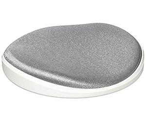 StarTech Cojín Reposamuñecas Deslizante, Plateado (ROLWRSTRST) | Soporte Acolchado con Contorno, Diseño Compacto en Disco, 9, 6cm de Diámetro