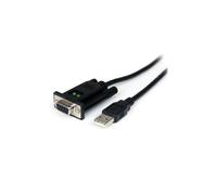 StarTech.com 1 Puerto USB a Null Modem RS232 DB9 Serial DCE Cable Adaptador con FTDI