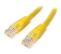 StarTech.com 10 ft Yellow Molded Category 5e (350 MHz) UTP Patch Cable - Cable de Red (3m, Amarillo, 0,41 mm (0.0161"), 7,91 mm (0.311"), 8,43 mm (0.332"), RJ45 Male, RJ45 Male)