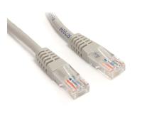 StarTech.com 100 ft Gray Molded Category 5e (350 MHz) UTP Patch Cable 30.48m Gris - Cable de Red (30,48 m, Gris)
