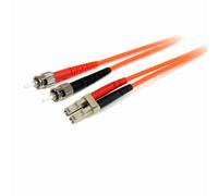 StarTech.com 10m Multimodo 62.5/125 Duplex Fibra Patch Cable LC -ST - Cables de Fibra óptica (LC-ST, Naranja)