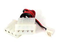 StarTech.com 12in Fan Adapter - TX3 to 2X LP4 Power Y Splitter Cable