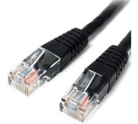 StarTech.com 15 ft Black Molded Category 5e (350 MHz) UTP Patch Cable - Cable de Red (4,57m, Negro, 1,75 cm, 19,9 cm, 21,1 cm, RJ45 Male, RJ45 Male)