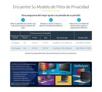 StarTech.com 15.6-Inch 16:9 Gold Laptop Privacy Screen, Reversible Filter w/Enhanced Privacy, Computer Security Filter, Removable Screen Protector/Shield, +/- 30 Deg.
