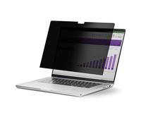 StarTech.com 17-Inch 16:10 Touch Privacy Screen, Laptop Security Shield, Anti-Glare Blue Light Filter, Flip-Up
