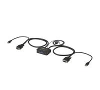 StarTech.com 2 Port USB VGA Cable KVM Switch - USB Powered with Remote Switch -