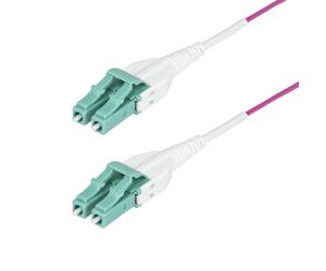 Startech.Com 2M (6.6Ft) Lc/Lc (Upc) Om4 Multimode Fiber Optic Cable... NUEVO