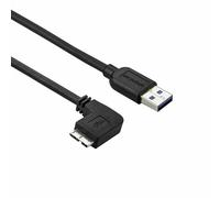StarTech.com 2m 6 ft Slim Micro USB 3.0 Cable M/M - Left-Angle Micro-USB - USB 3