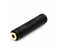 StarTech.com 3.5mm Adapter 3,5mm Negro - Adaptador para cable (3.5mm, 3,5mm, Female connector / Female connector, Negro)