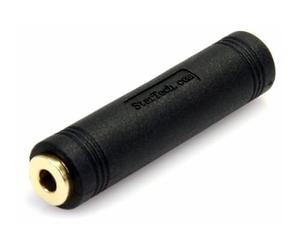 StarTech.com 3.5mm Adapter 3,5mm Negro - Adaptador para cable (3.5mm, 3,5mm, Female connector / Female connector, Negro)