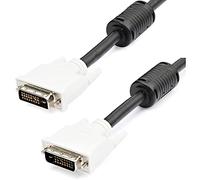 StarTech.com 3ft DVI-D - cables DVI (DVI-D, DVI-D, Macho/Macho, Níquel, Negro)