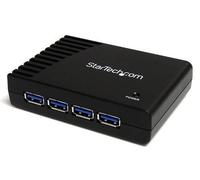 Startech.com 4 Port Black Superspeed Usb 3.0 Hub NUEVO