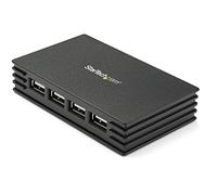 StarTech.com 4 Port USB 2.0 Hub 480Mbit/s Negro Nodo - Concentrador (480 Mbit/s, Negro, 0-70 °C, Windows 98SE/ME/2000/XP/2003 +, Mac OS 8.6 +, 68 mm, 97 mm)