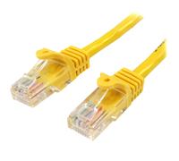 StarTech.com - Cable de 2m Amarillo de Red Fast Ethernet Cat5e RJ45 sin Enganche - Cable Patch Snagless