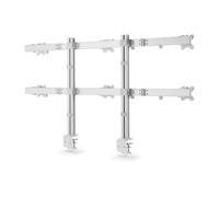 StarTech.com Brazo Soporte de Sobremesa con Travesaño para 6 Monitores - Soporte VESA para Pantallas de 32" - 8kg Cada Una