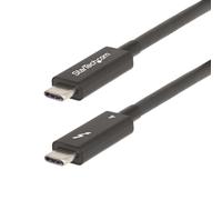 StarTech Cable Thunderbolt 4 activo A40G2MB-TB4-CABLE 2m 40Gbps PD 100W Vídeo 4K/8K Negro
