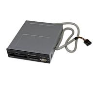 StarTech.com - Adaptador Bahía Frontal 3.5in Lector para Tarjetas Memoria Flash SD CF SDHC XD M2 MS 22 en 1