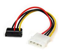 StarTech Adaptador alimentación SATA LP4 – 15 cm, 15 pines a Molex 4 pines (ángulo izquierdo)