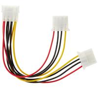 StarTech Adaptador cable en Y PYO2L - Divisor Molex 4 pines LP4 1x macho a 2x hembra